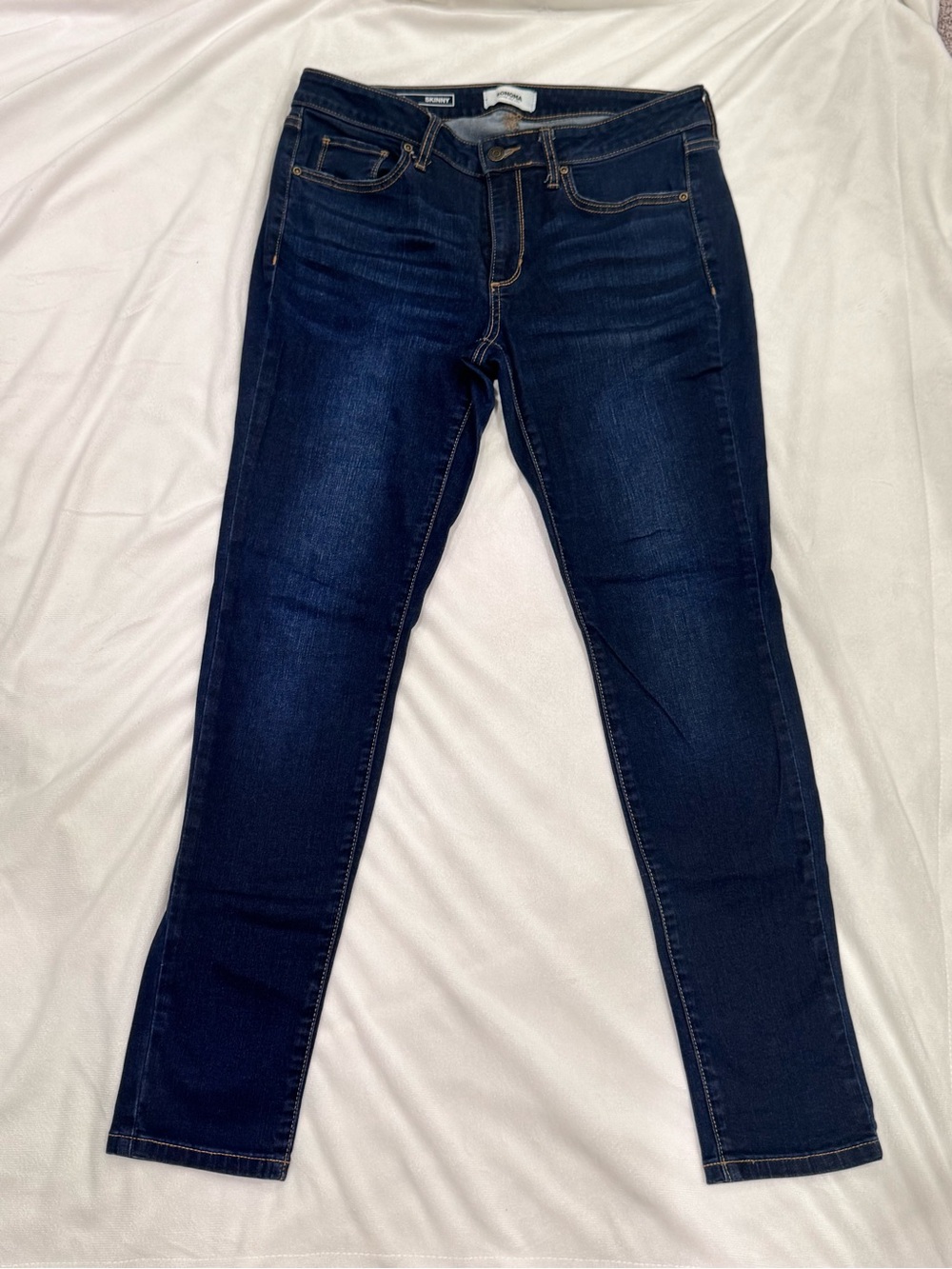 Sonoma Dark Indigo Skinny Jeans